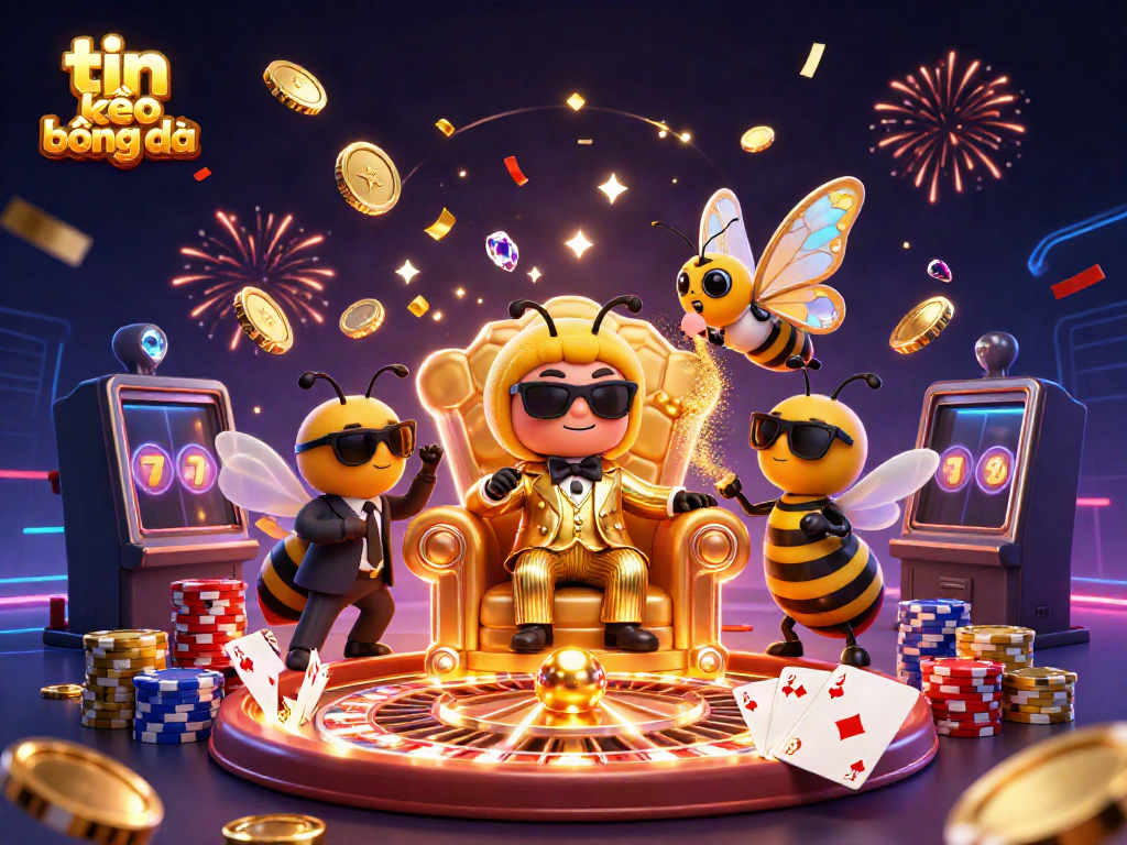 Engage with the thrilling world of tin kèo bóng đá through this vibrant 3D illustration showcasing energetic betting scenes.