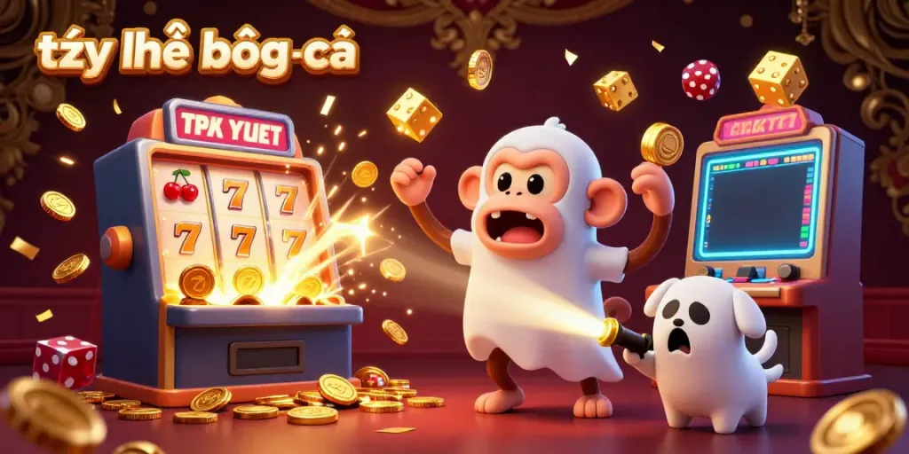 Experience thrilling tỷ lệ bóng đá action as a playful ghost-hunter puppy tracks a mischievous poltergeist monkey juggling golden casino treasures.