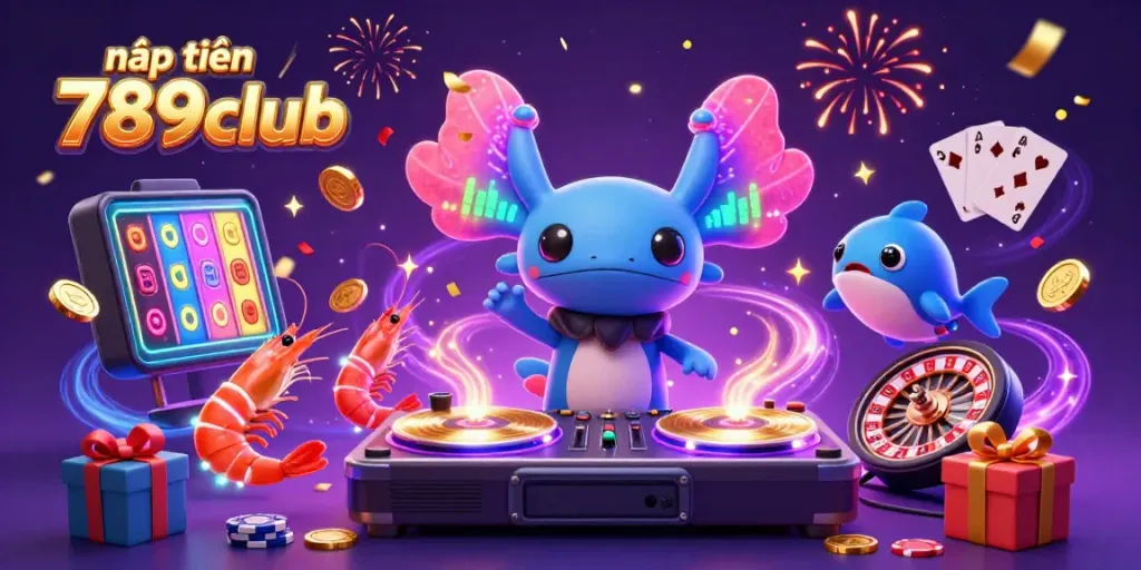 Experience the excitement of nạp tiền 789club with vibrant casino action and colorful characters.