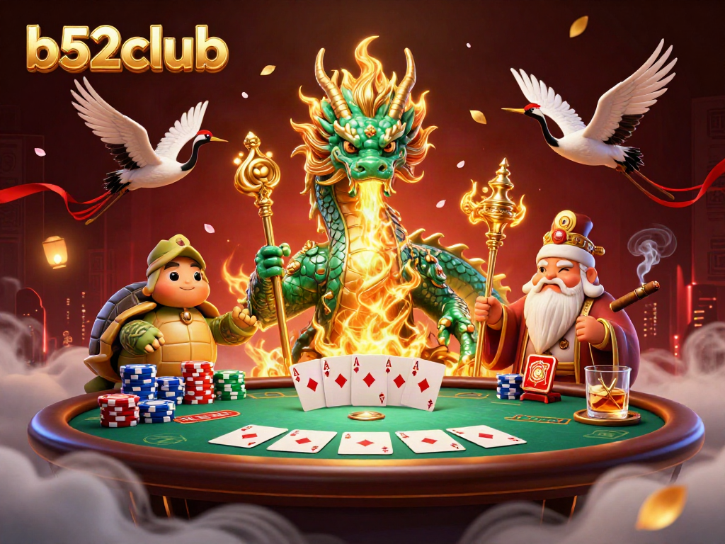 Engage with b52club's vibrant and immersive casino world featuring dynamic gaming elements.