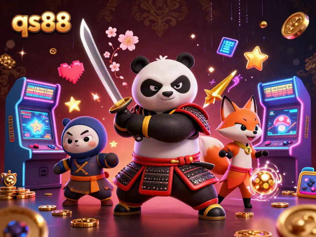 Join the thrilling action at qs88 with exciting games and dynamic characters in a vibrant casino atmosphere.