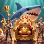 Spin slots and win with saowin in a dynamic casino-themed underwater scene featuring a hamster king.