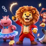 Engage with Go88vip’s vibrant casino experience featuring animated characters and dynamic gaming elements.