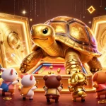 Win big at DA88 in a colorful casino scene with vibrant treasures and engaging game elements.