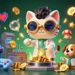 Engage with ku88's exciting gold-coin-replication adventure in a vibrant casino scene.